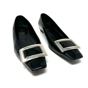 ROGER VIVIER Belle Vivier black patent leather, like new, made in Italy, size 39